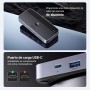 UGREEN KVM Switch 2 Entradas y 4 Salidas Conmutador USB 3.0 con 2 Cable para Compartir 4 Dispositivos de Teclado, Ratón,