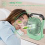 Table Fan 6" 20000 mAh, Mini USB with 3 Adjustable Speeds, Timer, 180° Rotary, Portable for Office, Home, Travel, Camping