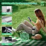Table Fan 6" 20000 mAh, Mini USB with 3 Adjustable Speeds, Timer, 180° Rotary, Portable for Office, Home, Travel, Camping