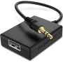 ANDTOBO Adaptador de Audio USB a Auxiliar, Macho de 3,5 mm a Hembra para Reproducir Música en Tu Coche