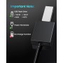 ANDTOBO Adaptador de Audio USB a Auxiliar, Macho de 3,5 mm a Hembra para Reproducir Música en Tu Coche