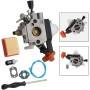 Kit de carburador compatible 41801200615 para FS89 para FS91 FS111 HT102 FC111 KM91R KM111R garantiza una funcionalidad estable