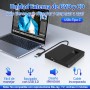 BNEHHOV Reproductor DVD Disquetera Externa USB 3.0 Tipo C Lector CD Externo Portátil Unidad de CD Externa Plug and Play Ruido