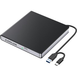 Lector CD/DVD Externo,Grabadora USB 3.0 y Type-C,Disquetera Externa USB,Reproductor DVD Portatil,Tarjetas SD TF y 4 Puertos USB Lector CD/DVD Externo,Grabadora USB 3.0 y Type-C,Disquetera Externa USB,Reproductor DVD Portatil,Tarjetas SD TF y 4 Puertos USB