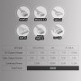 Mars Gaming MPB850PSI, Fuente Alimentación Full Modular ATX 850W, 10 Años Seguridad, 80Plus Gold 90%, Ventilador SI 14cm,
