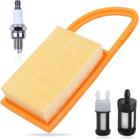ZAMDOE BR600 Filtro de Aire Filtro de Combustible Bujía para Stihl BR500 BR550 BR600 BR700 soplador de Mochila Reemplazo 4282