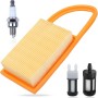 ZAMDOE BR600 Filtro de Aire Filtro de Combustible Bujía para Stihl BR500 BR550 BR600 BR700 soplador de Mochila Reemplazo 4282
