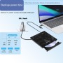 Antika Grabadora de DVD/CD +/-RW, Unidad Externa USB 3.0, Dispositivo Lector de Tarjetas portátil Ultrafino Compatible con