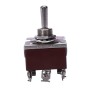 Pyugxab 3X AC 250V / 15A 125V / 20A ENCENDIDO/APAGADO/ENCENDIDO Interruptor de Palanca Momentaneo DPDT de 3 Posiciones