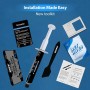 BSFF Pasta Térmica, 3.5g con Toolkit CPU Paste Thermal Compound Heatsink for IC/Processor/CPU/All Coolers, Carbon Based High