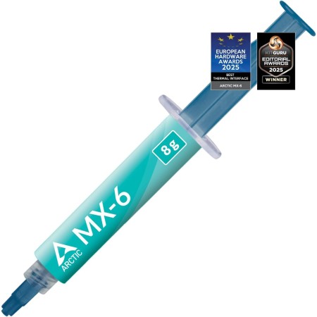 ARCTIC MX-6 (8 g) - Ultimate Performance Thermal Paste para CPUs, Consolas, Tarjetas gráficas, Portátiles, Muy Alta