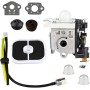 HEIBTENY Kit de carburador para soplador de hojas Echo PB-251 PB-265L ES-255 PB-255 PB-255LN Tecnología de precisión Fácil