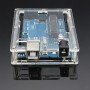 Youmile Uno R3 Case Enclosure Nueva Caja de computadora de acrílico Brillante Transparente Compatible con para Arduino UNO R3