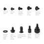 VAPKER Juego de 420 tornillos para placa base de PC, espaciadores para placa base universal, ventilador, CD-ROM, disco duro,