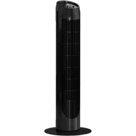 HOMCOM Tower Fan 45W Silent Vertical Fan with 3 Speeds 70° Oscillation for Living Room Bedroom Office Ø27x75 cm Black