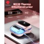 Phomemo M220 - Impresora de Etiquetas Bluetooth portátil para Etiquetas térmicas de 3 Pulgadas, Dispositivo de etiquetado