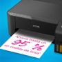 EPSON EcoTank ET-1810 | Impresora Inalambrica Compacta, Wifi, A4 con Depósito de Tinta Recargable, Impresión Fotográfica de