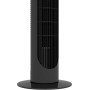 HOMCOM Tower Fan 45W Silent Vertical Fan with 3 Speeds Oscillation 70° for Living Room Bedroom Office Ø27x75 cm White