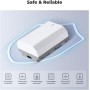 K&F Concept NP-FZ100 Batería para Cámara, Actualizada 2600mAh Gran Capacidad con Conector de Carga Directa Type C Compatible con