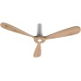Cecotec EnergySilence Aero 5400 Aqua Connected Ceiling Fan with Remote Control and Wifi. 40 W, Diameter 52 Inches with 3 Blades,