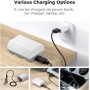 K&F Concept NP-FZ100 Batería para Cámara, Actualizada 2600mAh Gran Capacidad con Conector de Carga Directa Type C Compatible con