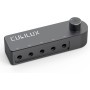 Conmutador de Audio bidireccional 3,5 mm Cubilux (1 Entrada a 4 Salidas / 4 entradas a 1 Salida), selector AUX estéreo para