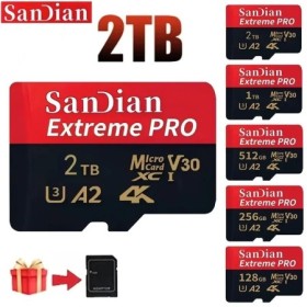 Tarjeta de memoria de alta velocidad, tarjetas de memoria SD de 2TB, t