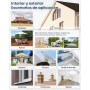 Revestimiento Impermeable Definitivo 1KG, TUFINEIN Sellador Invisible Impermeable Transparente Interiores y Exteriores, Liquido