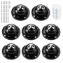 HWSWSH 16 Pcs Mini Ruedas Autoadhesivas Ruedas Pequeñas para Muebles Ruedas Giratorias de 360°Ruedas de Bolas para Freidora