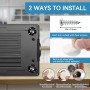 HWSWSH 16 Pcs Mini Ruedas Autoadhesivas Ruedas Pequeñas para Muebles Ruedas Giratorias de 360°Ruedas de Bolas para Freidora