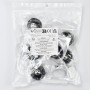 HWSWSH 16 Pcs Mini Ruedas Autoadhesivas Ruedas Pequeñas para Muebles Ruedas Giratorias de 360°Ruedas de Bolas para Freidora