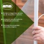 Amig - Tela Mosquitera para Ventana y Puerta - 150 x 250 cm - Fácil instalación sin herramientas con velcro incluido - Blanco -