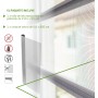 Amig - Tela Mosquitera para Ventana y Puerta - 150 x 250 cm - Fácil instalación sin herramientas con velcro incluido - Blanco -