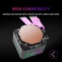 Mars Gaming MCPU120, Disipador CPU Perfil Bajo con Ventilador 120mm CHROMA RGB, TDP 120W, Tecnología PWM Silenciosa, Compatible