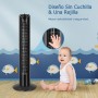 Aigostar Tower Fan, Quiet, 3 Speeds, 85° Oscillation, 120 min Timer, 82 cm High, Compact Design, Easy Installation, Portable