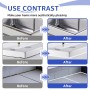 6Pieza Rotulador Juntas Azulejos Beige Lápiz para Juntas Lechada Tile Grout pen con Cabezal de Repuesto Bolígrafo Mortero Lápiz
