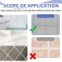 6Pieza Rotulador Juntas Azulejos Beige Lápiz para Juntas Lechada Tile Grout pen con Cabezal de Repuesto Bolígrafo Mortero Lápiz