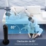 Aigostar Tower Fan, Quiet, 3 Speeds, 85° Oscillation, 120 min Timer, 82 cm High, Compact Design, Easy Installation, Portable