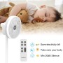 LeaderPro - Silent 3D Oscillating Fan, Standing Fan 20dB DC Motor Turbo Air Circulation Fan with Remote Control Ø34cm, 13