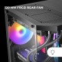 Mars Gaming MC-3TLITE, Caja Gaming MicroATX, Triple Cristal Templado Continuo, Ventilador FRGB Trasero 120mm, Estructura de