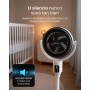 Pro Breeze AirFlo Quiet Standing Fan with Adjustable Height 108-60 cm and WiFi App, LED Display, Remote Control, 2 Modes,