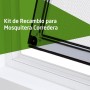 Amig - Kit de Recambio para Mosquitera Corredera - Escuadras con y sin Rueda - Compatible con Modelo MC01 - Repuestos