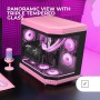 Mars Gaming MC-3TLITE, Caja Gaming MicroATX, Triple Cristal Templado Continuo, Ventilador FRGB Trasero 120mm, Estructura de