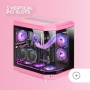 Mars Gaming MC-3TLITE, Caja Gaming MicroATX, Triple Cristal Templado Continuo, Ventilador FRGB Trasero 120mm, Estructura de