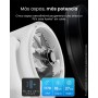 Pro Breeze AirFlo Quiet Standing Fan with Adjustable Height 108-60 cm and WiFi App, LED Display, Remote Control, 2 Modes,