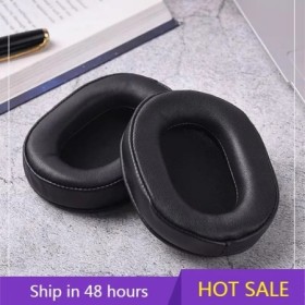 Almohadillas de espuma de cuero proteico de repuesto para auriculares 