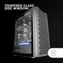 Mars Gaming MC-3TLITE, Caja Gaming MicroATX, Triple Cristal Templado Continuo, Ventilador FRGB Trasero 120mm, Estructura de