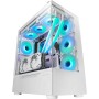 Mars Gaming MC-3TLITE, Caja Gaming MicroATX, Triple Cristal Templado Continuo, Ventilador FRGB Trasero 120mm, Estructura de