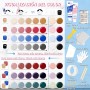 Tufinein - Kit de reparación de bañera (coincidencia de color), kit de reparación de porcelana para fibra de vidrio, esmalte,