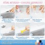 Tufinein - Kit de reparación de bañera (coincidencia de color), kit de reparación de porcelana para fibra de vidrio, esmalte,
